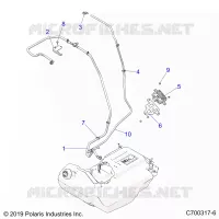 BODY, CARBURANT LINES