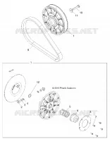 SYSTÃˆME DE TRANSMISSION, SECONDARY CLUTCH