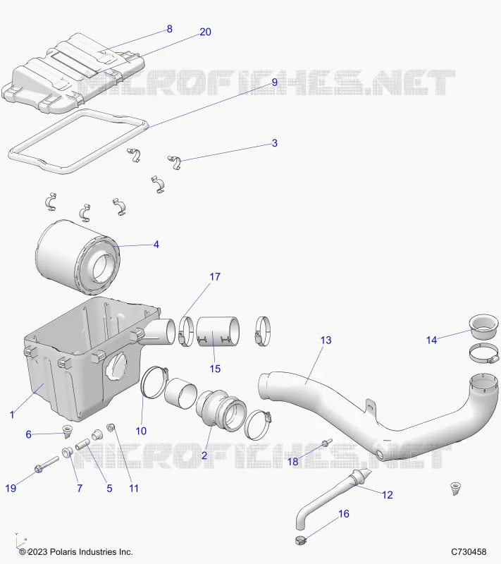 ENGINE, PRISE D'AIR SYSTEM