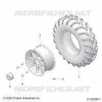 ROUES, FRONT TIRE