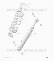 SUSPENSION, AMORTISSEUR AVANT MOUNTING