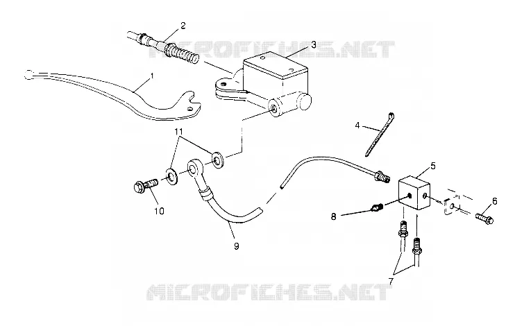 INSTRUMENTS-RH MAITRE CYLINDRE/FREIN LINE 6X6 400L W948740 (4926802680B013)