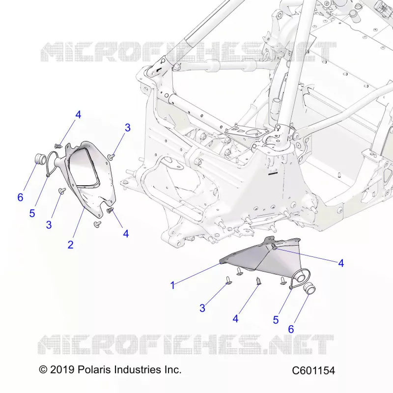 CHASSIS, TIE ROD BOOT ASM.