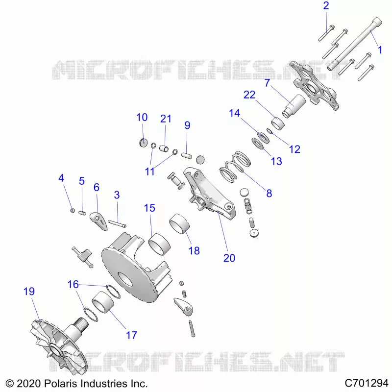 SYSTÃˆME DE TRANSMISSION, PRIMARY CLUTCH