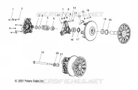 SYSTÈME DE TRANSMISSION, PRIMARY CLUTCH