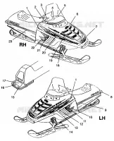 EMBLEMES 500 CARB 0962764, 500 CARB SKS 0962564, EUROPEAN 500 CARB SKS E96256 (4931873187A012)