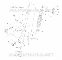 SUSPENSION, JAMBE DE FORCE AVANT