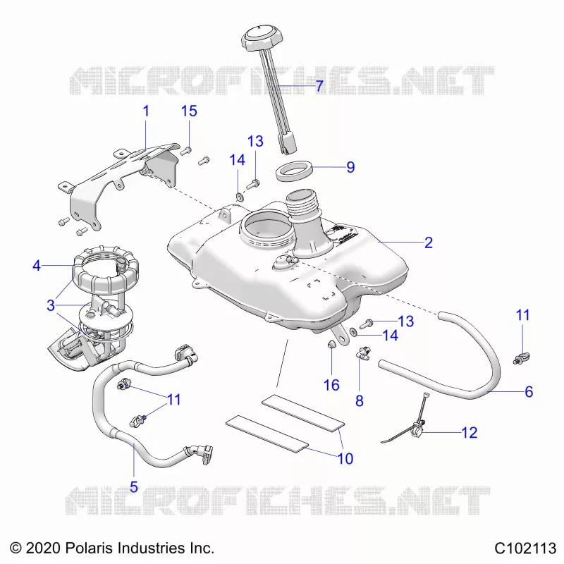 SYSTÃˆME D'ALIMENTATION, FUEL TANK ASM.