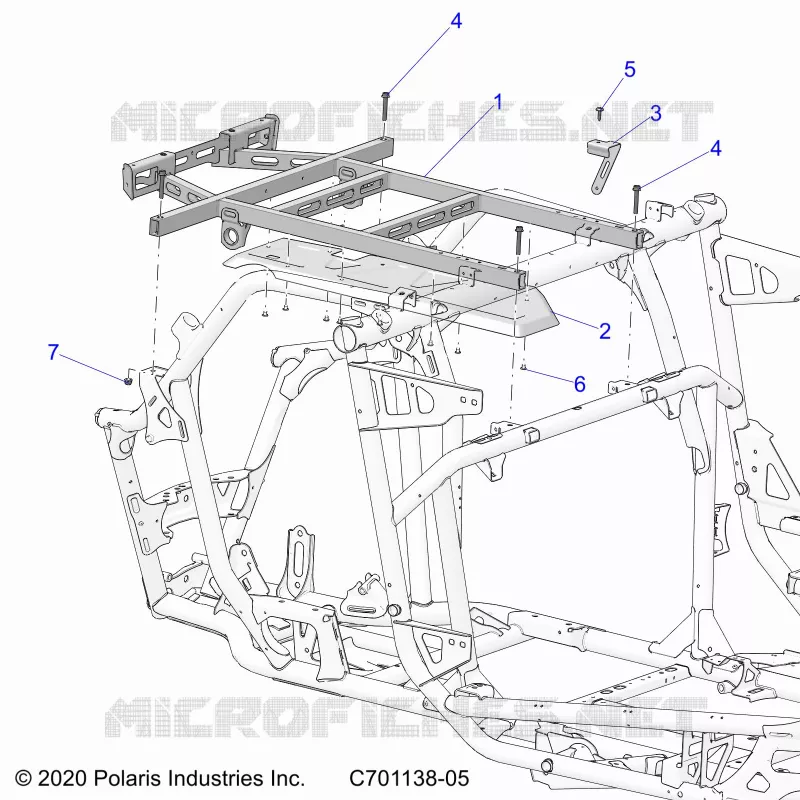 CHASSIS, CARGO FIXATION COFFRE