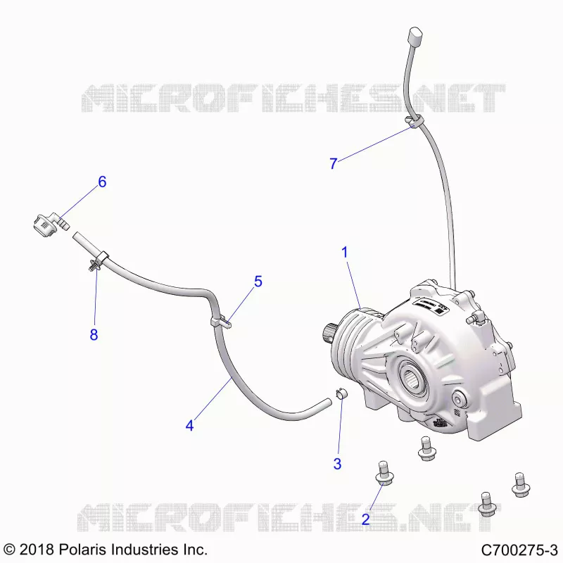 SYSTÃˆME DE TRANSMISSION, FRONT GEARCASE MOUNTING
