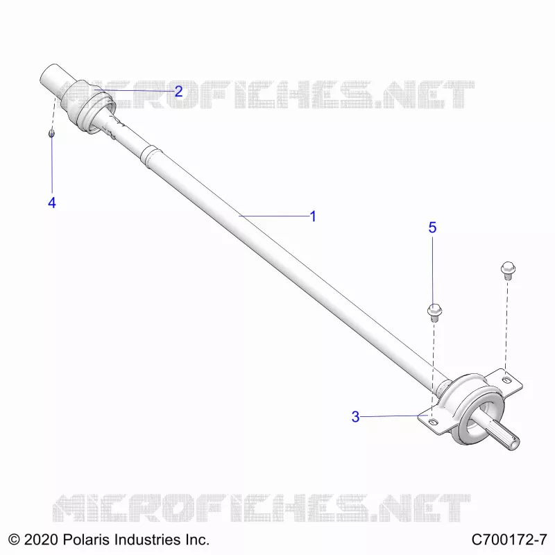 SYSTÃˆME DE TRANSMISSION, REAR PROP SHAFT