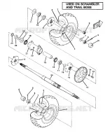 ROUE ARRIERE DRIVE ASSEMBLY (4910981098028A)