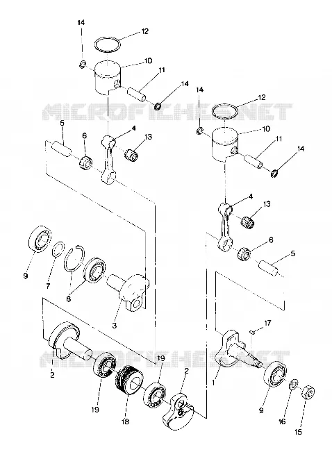 PISTON AND VILEBREQUIN SPRINT ES (4916811681037A)