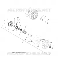 SYSTEME DE TRANSMISSION, SECONDARY CLUTCH
