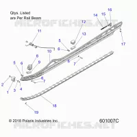SUSPENSION, FIXATION RAIL