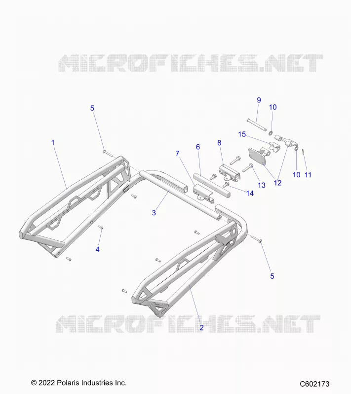 CHASSIS, REAR RACK AND HITCH