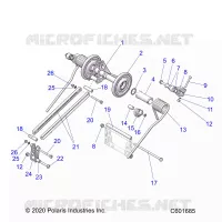 SUSPENSION, BRAS DE SUSPENSION ARRIERE