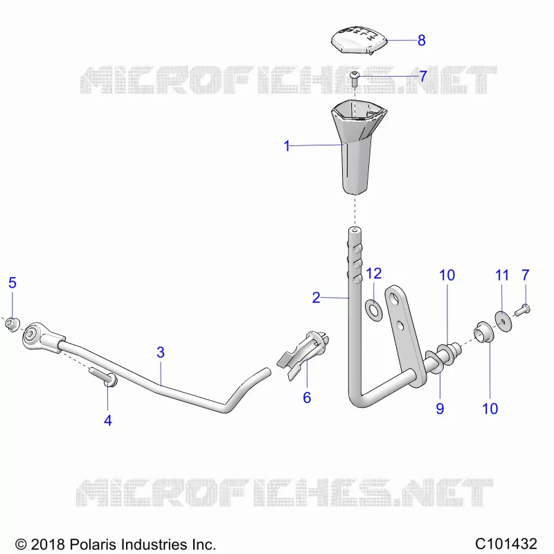SYSTÃˆME DE TRANSMISSION, GEAR SELECTOR