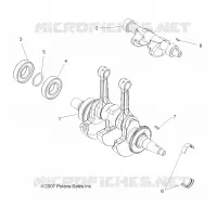 MOTEUR, VILEBREQUIN AND BALANCE SHAFT