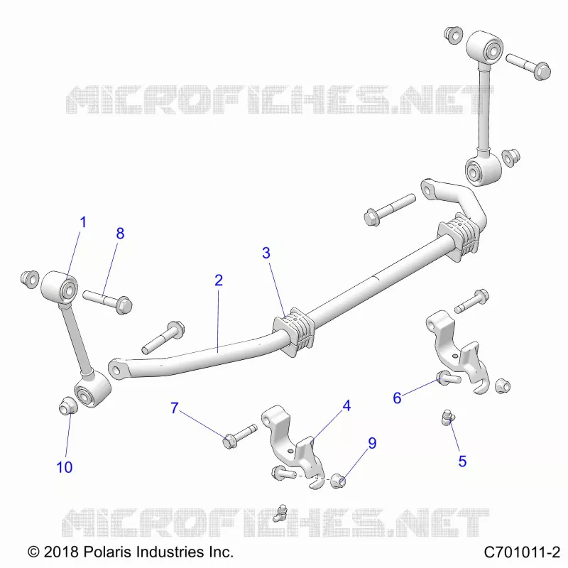 SUSPENSION, FRONT BARRE STABILISATRICE- Z23NAE99PR (C701011-2)