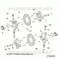 SUSPENSION AVANT HUB