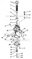 CARBURATEUR LITE 0943433 and  LITE DELUXE 0943431 (4924992499037A)