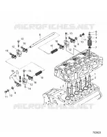 MOTEUR, VALVE AND ROCKER ARM