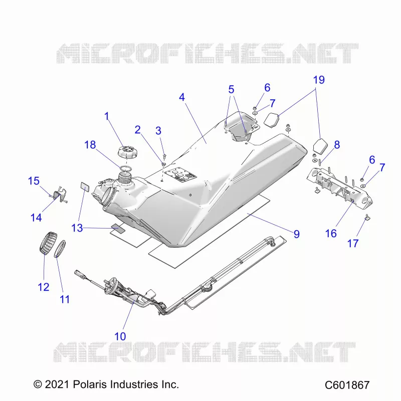 SYSTÃˆME D'ALIMENTATION, FUEL TANK ASM.