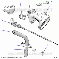 ENGINE, JAUGE D'HUILE