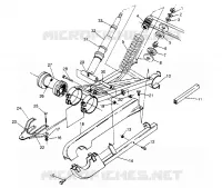 BRAS DE SUSPENSION ET AMORTISSEUR ARRIERE 6X6 300 W948730 (4926792679C011)