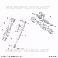 SUSPENSION, AMORTISSEUR AVANT MOUNTING