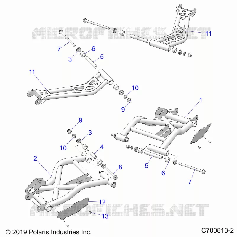 SUSPENSION ARRIERE CONTROL ARMS