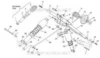 BRAS DE SUSPENSION ARRIERE CLASSIC TOURING 0963365 AND EUROPEAN CLASSIC TOURING E96336 (4933623362B014)