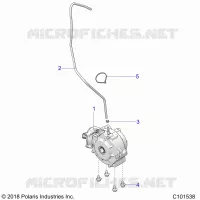 DRIVE TRAIN, FRONT SUPPORT PONT