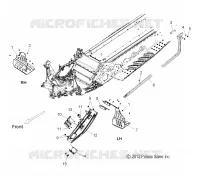 CHASSIS, PROTECTION D'EMBRAYAGE AND REPOSE PIEDS