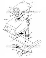 RESERVOIR A CARBURANT 4x4 300 W958130 (4930183018A012)