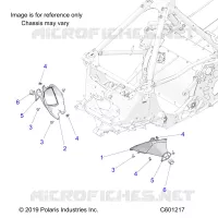 CHASSIS, TIE ROD BOOT ASM.