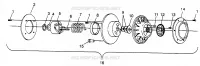 EMBRAYAGE DE TRANSMISSION TRAIL RMK 0970961 (4938333833B013)