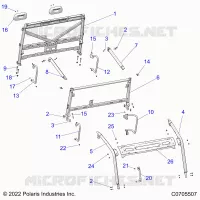 CHASSIS, CAB CADRE