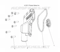 MOTEUR, WATERPUMP IMPELLER and COVER