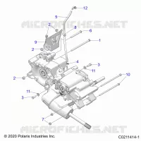 SYSTÃˆME DE TRANSMISSION, MAIN GEARCASE MOUNTING