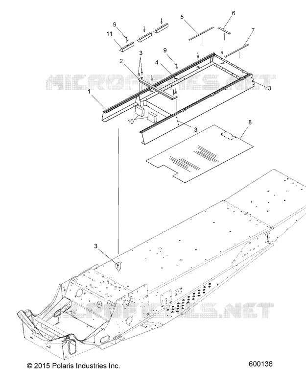 CHASSIS, SIEGE RISER