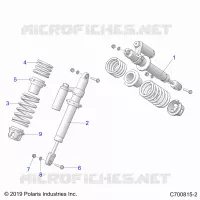 SUSPENSION, AMORTISSEUR AVANT MOUNTING