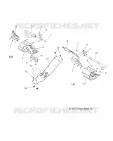 CHASSIS, PROTECTION D'EMBRAYAGE AND FOOTRESTS