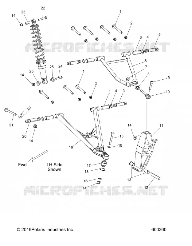 TRIANGLES SUSPENSIONS AVANT 