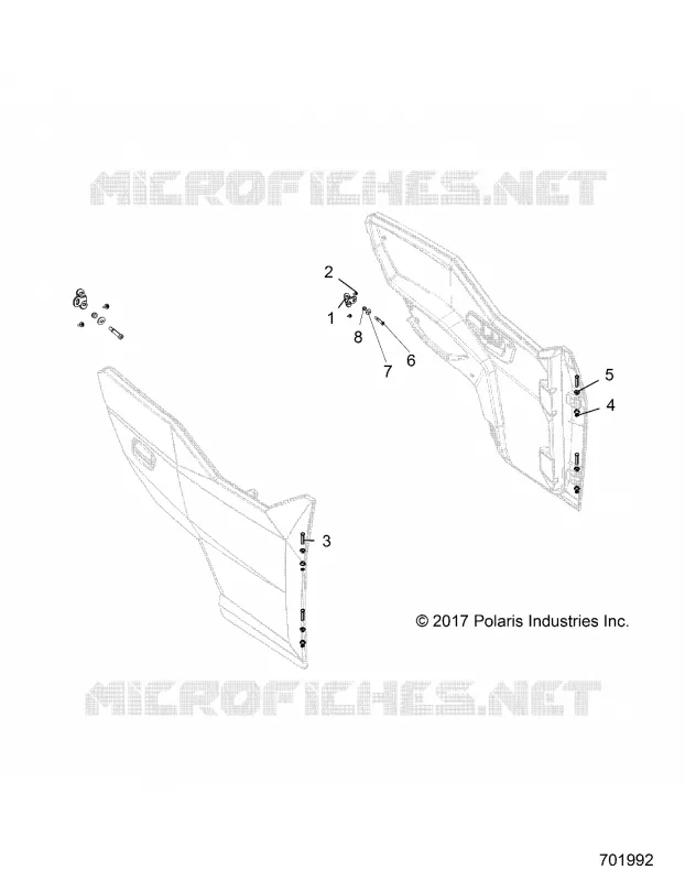 PORTES MOUNTING, FRONT