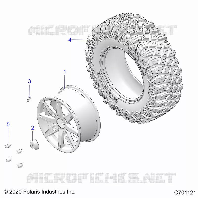 ROUES, REAR