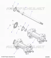 DRIVE TRAIN, JACKSHAFT AND ARBRE DE TRANSMISSION