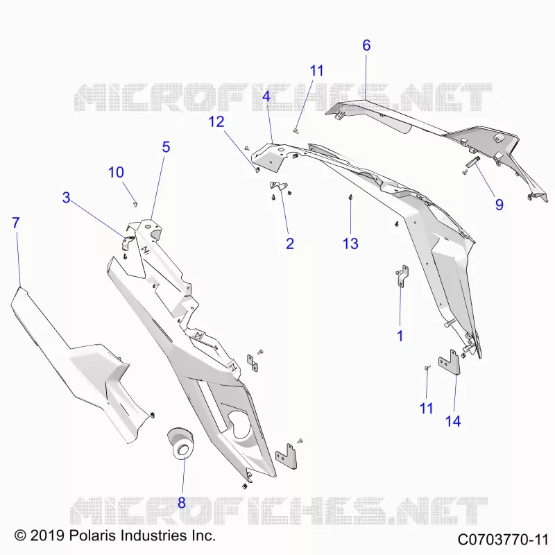 CARROSSERIE ARRIERE FENDERS
