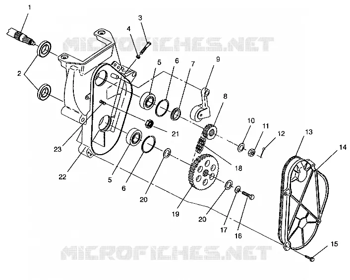 CARTER DE CHAINEE ASSEMBLY LITE E943433 (49273427340015)